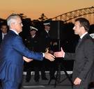 Franse president Macron complimenteert Australische collega met zijn 