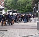 Dan toch rellen na Antwerpse derby: waterkanon ingezet, honderden amokmakers Beerschot duiken op