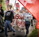 Studenten protesteren tegen komst Francken naar VUB
