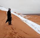 Het sneeuwt in de Sahara. Dat is uitzonderlijk, maar niet extreem