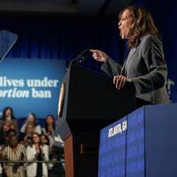 Wanneer Kamala Harris in Georgia spreekt over abortus, luistert de zaal: ‘Het recht op abortus is veilig bij mij’