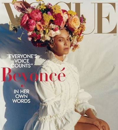 'Natural' Beyoncé schittert op cover van extra bijzondere Vogue