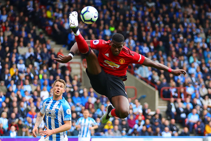 Paul Pogba controleert de bal op fraaie wijze.