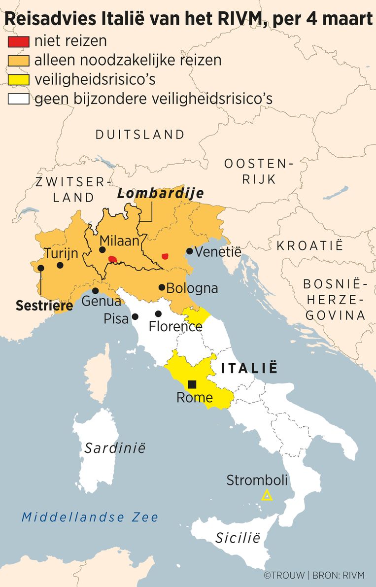 Verwarring Over Reisadvies Maar Toeristen In Noord Italie Skien Door Trouw