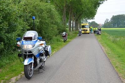 Duitse motorrijder gewond na valpartij tijdens toertocht