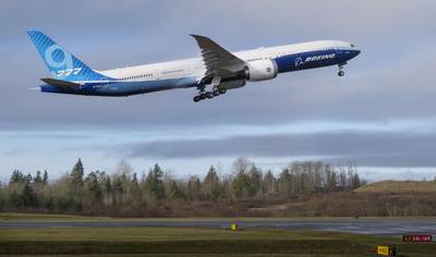 Le vol inaugural du nouveau Boeing 777X