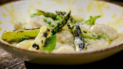 51. Gnocci, groene asperges & Gorgonzola