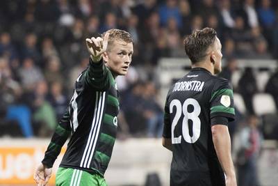 Larsson ziet doelpunt bij debuut voor Feyenoord als bekroning