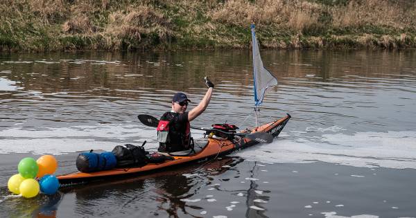 Fedde zoekt het avontuur: met zijn kajak van Gaanderen naar Oslo