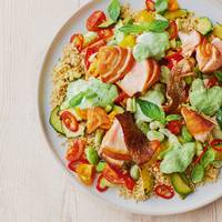 Zalige couscous met zalm