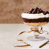 Trifle met chococustard & kruidnoten