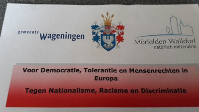 Wageningen en partnersteden tekenen resolutie voor 
mensenrechten