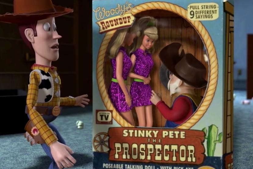 De verwijderde scène uit Toy Story 2