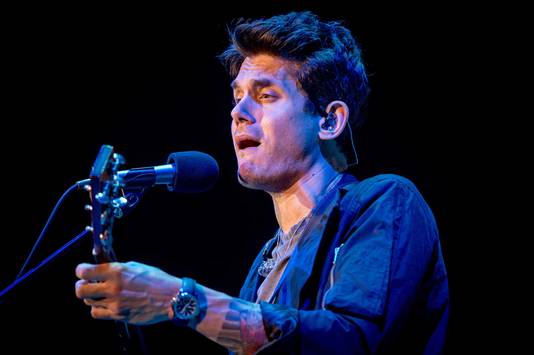 John Mayer in concert in de Ziggo Dome.