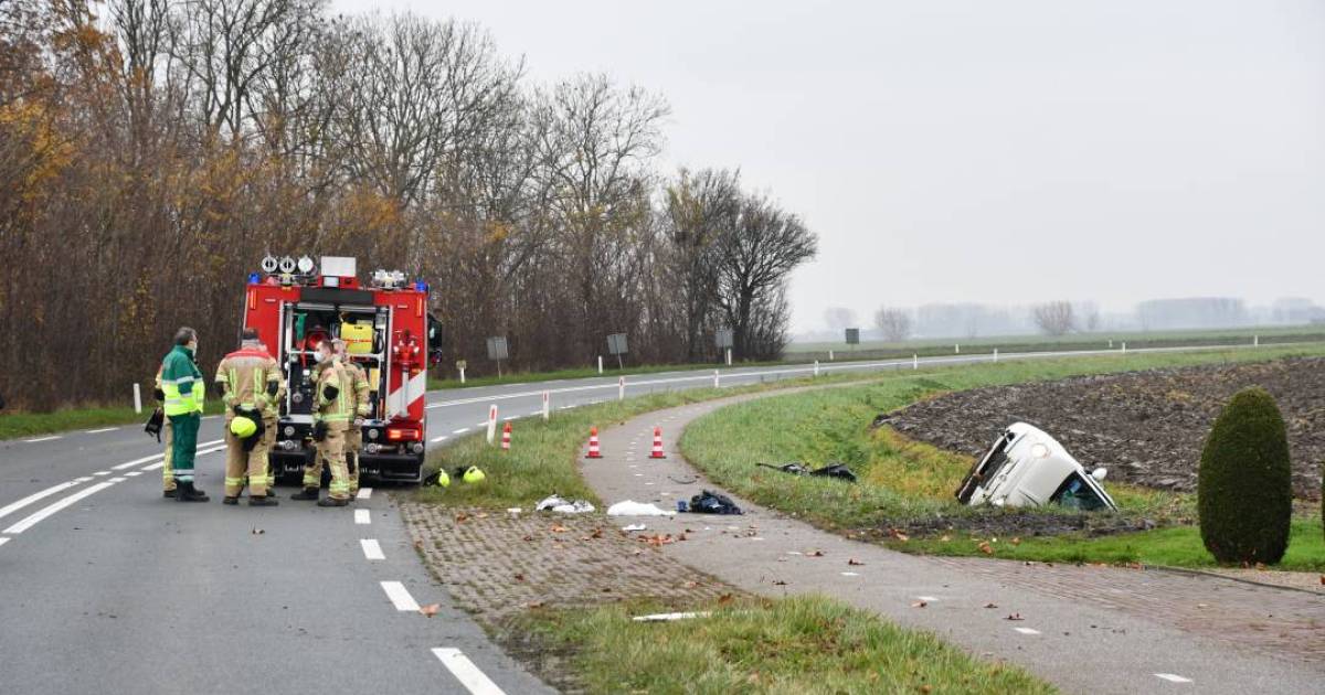 Fietser gewond bij ernstig ongeluk bij Terneuzen.