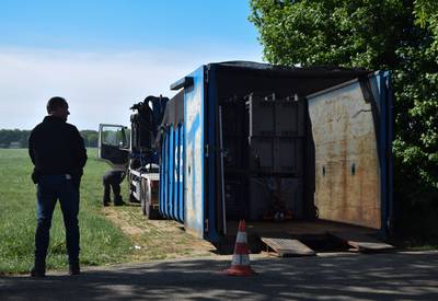 Ontmanteling drugslab in Drempt begonnen