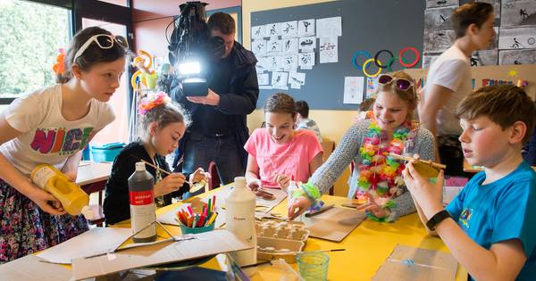 Eindelijk verkoeling voor basisschool de Schittering in Hooge Zwaluwe