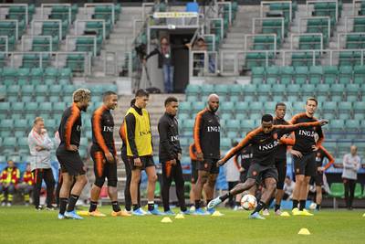 Oranje traint in Tallinn