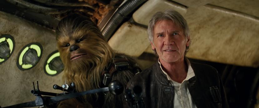 Chewbacca rukt arm af in deleted scene uit Star Wars: The Force Awakens