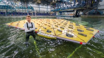 MARIN test eerste drijvende mega-eiland