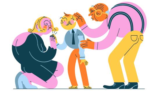 Als oma en opa niet zomaar een knuffel krijgen op kerst: ‘Kinderen mogen zelf bepalen wat ze fijn vinden of niet’