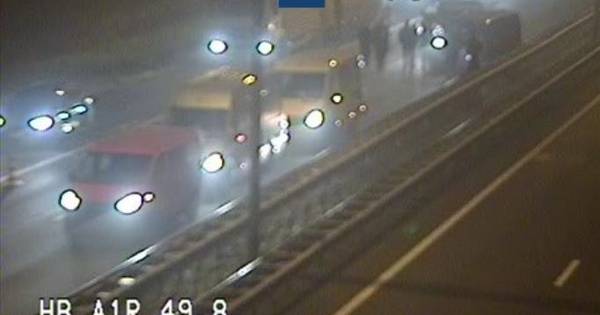 File Apeldoorn-Amersfoort op A1 geslonken na eerder ongeval met 6 auto’s.