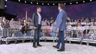 David Hasselhoff steelt samen met André Rieu de show