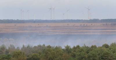 Duits leger assisteert bij grote heidebrand grensgebied