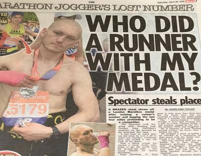 Britten woedend op toeschouwer die deed alsof hij de marathon uitliep