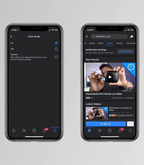 Facebook Rolt Nu Ook Dark Mode Uit Voor Iphones En Ipad Tech Ad Nl