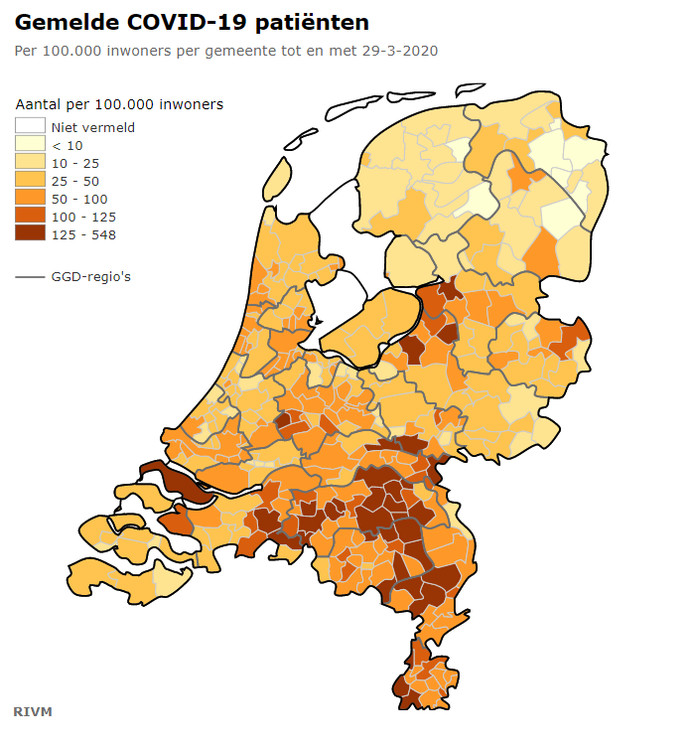 Get Kaart Nederland Covid Besmettingen PNG