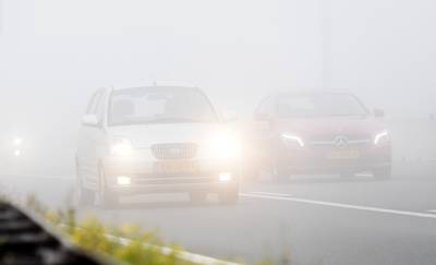 Code geel om nachtelijke mist