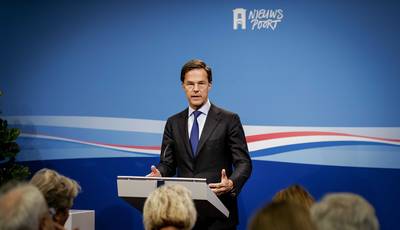 Mark Rutte op bezoek bij Donald Trump