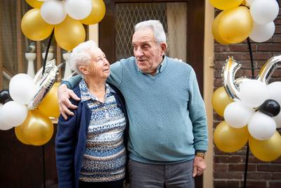 Diamanten huwelijk in Goor: ‘we willen hier zo lang mogelijk blijven’