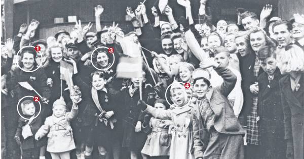 Tom Giesbergen herkent zichzelf en familieleden op Bredase bevrijdingsfoto: ‘De laatste foto van mij