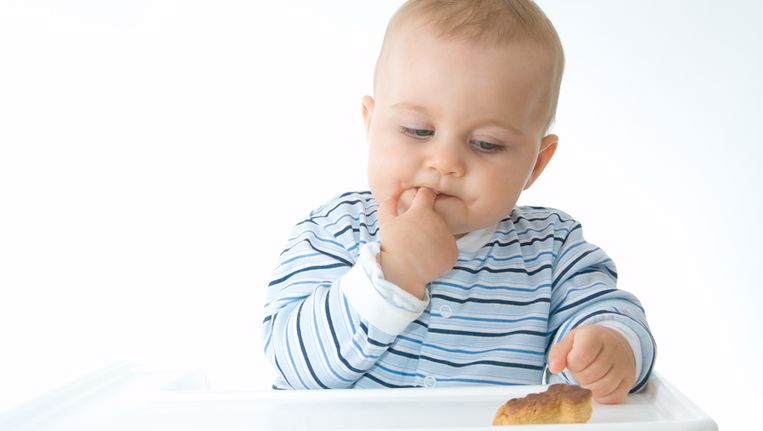 Baby S Met Handen Laten Eten Voorkomt Overgewicht De Volkskrant