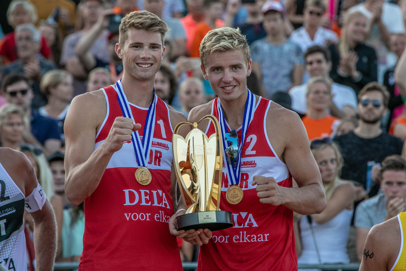 Noors duo Mol/Sørum wint EK beachvolleybal in Den Haag ...