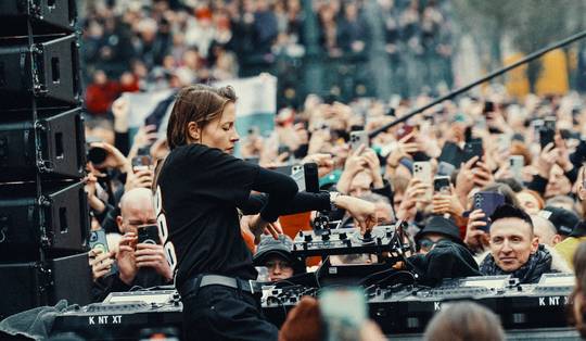 ‘Echt wel het beste wat België te bieden heeft’: Charlotte de Witte op de Kouter