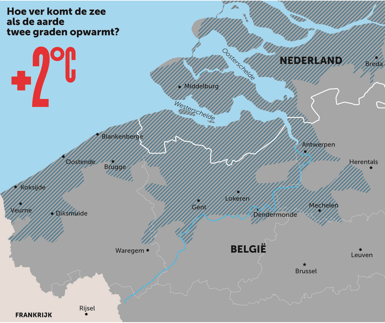 Hoe Global Warming De Kaart Van Belgie Zal Hertekenen De Morgen