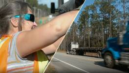 'Lady Truckers' staat stil op Route 45's gevaarlijkste plek
