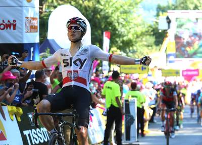 Kwiatkowski slaat toe in lastige finale Ronde van Polen