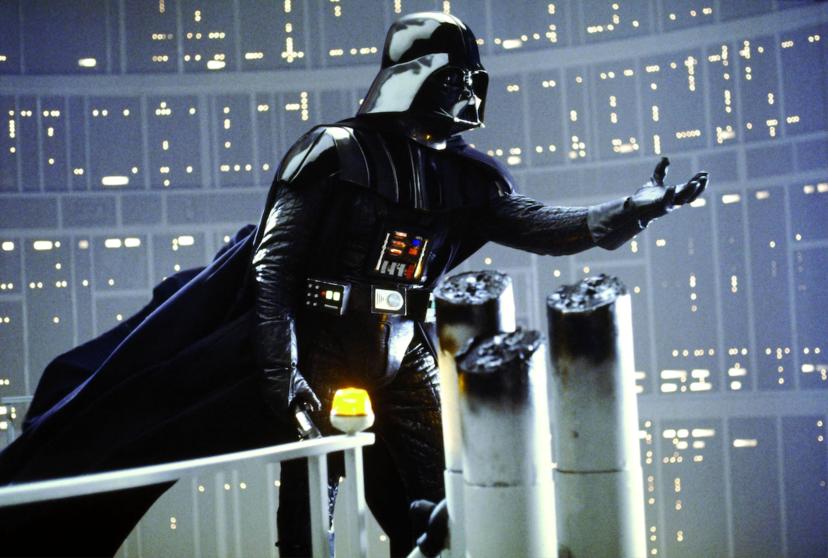 David Prowse als Darth Vader in Star Wars