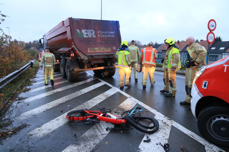 Ongeval fietser sintniklaas