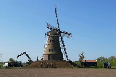 Aan het werk rondom de Rekkense Piepermolen