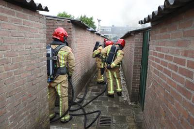 Mogelijk asbest vrijgekomen bij schuurbrand in Nijnsel