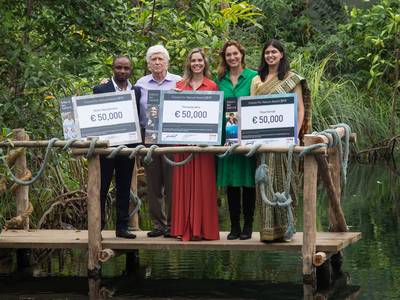 Natuurbeschermers in de prijzen in Burgers’ Zoo in Arnhem
