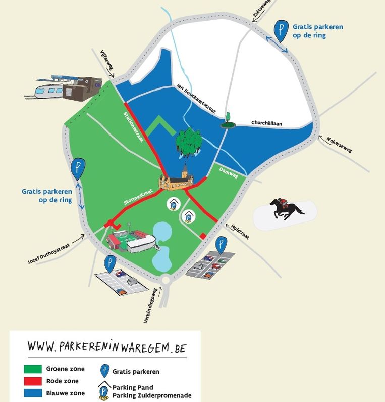 Parkeren Zonder Betalen Geen Boete Waregem In De Buurt Hln
