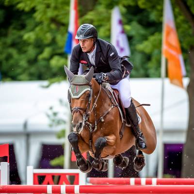 Springruiter Houtzager derde bij Grote Prijs in Aken