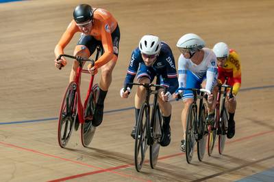 Van Schip grijpt naast medaille op omnium