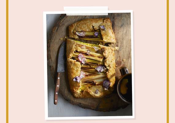 Héérlijk hartig: Gembergalette met prei & kruidige ricottavulling